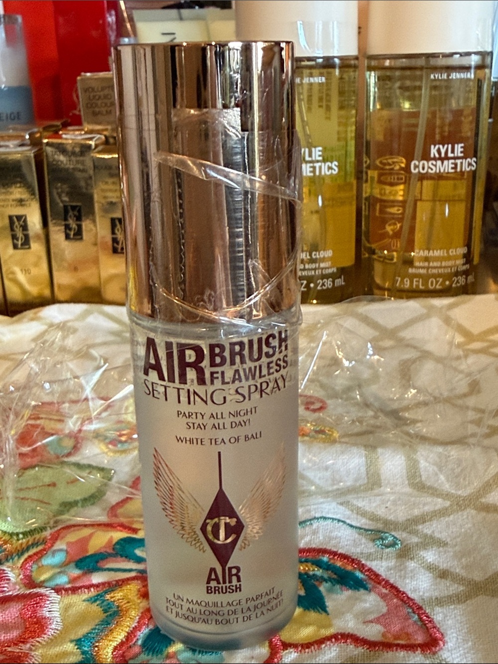 Charlotte Tilbury Airbrush Flawless Setting Spray — Silver Bottle
